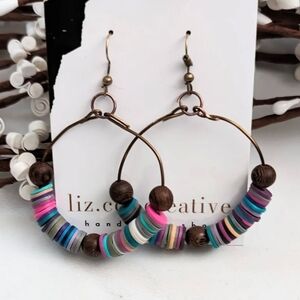 Multicolor Hoop Earrings